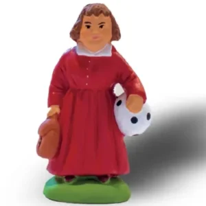 Figurita de Bélen provenzal con síndrome de Down